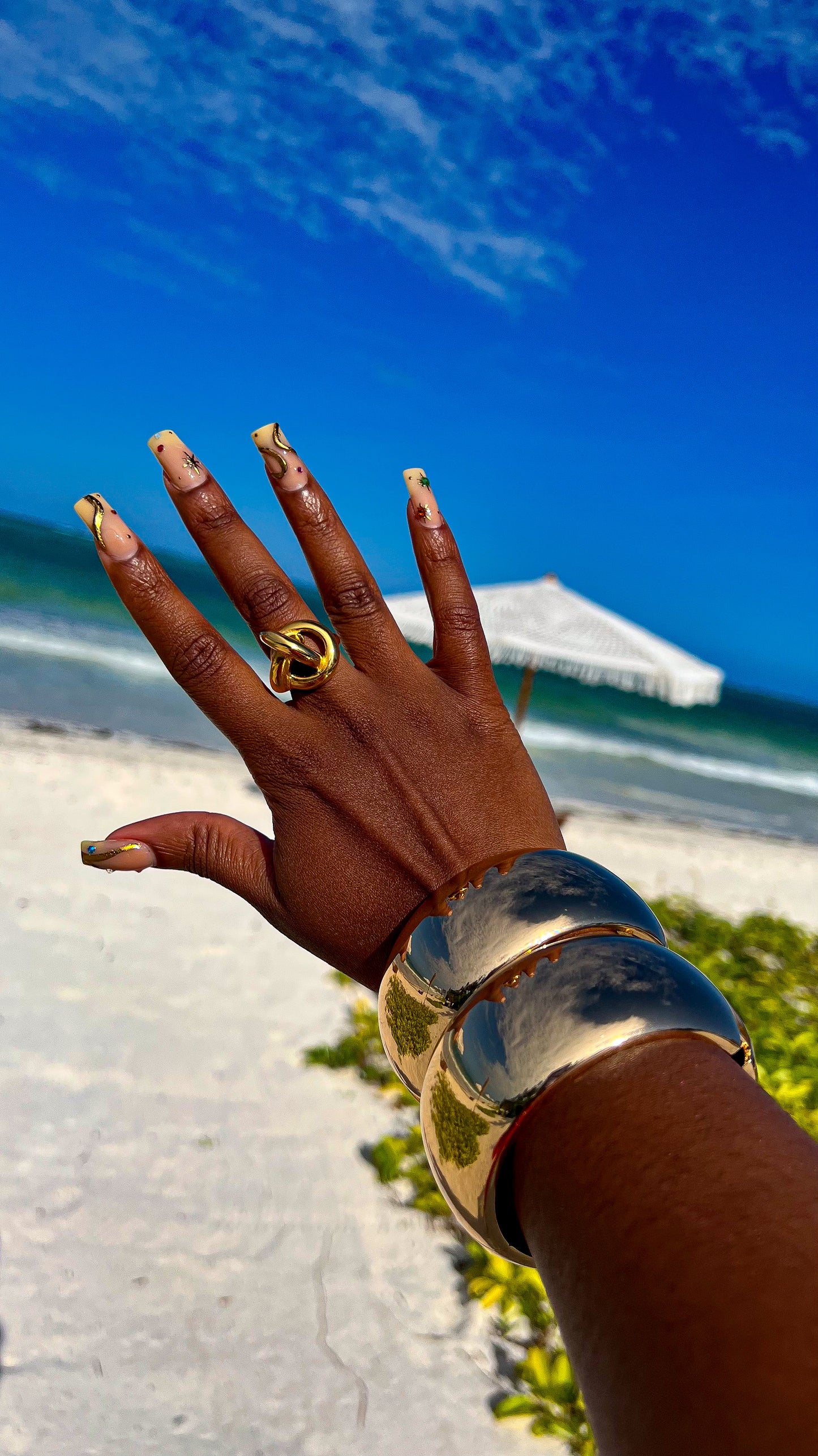 Golden Glamour Ring